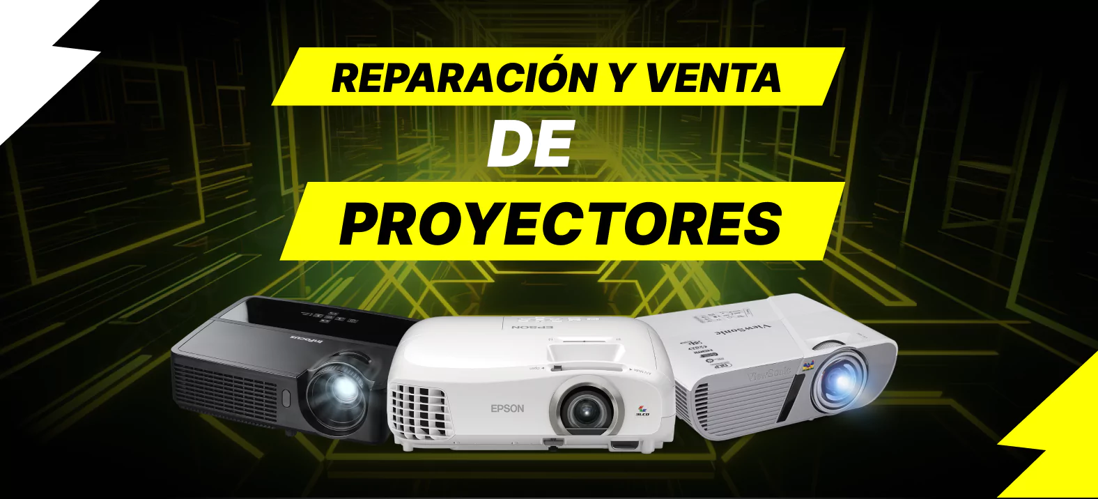 Banner proyectores Servitec